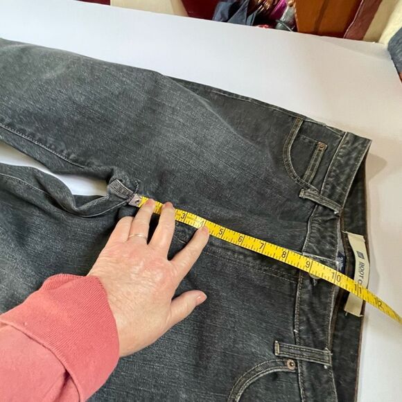 Vintage GAP size 12L Boot Cut stretch dark wash jeans - Picture 5 of 8